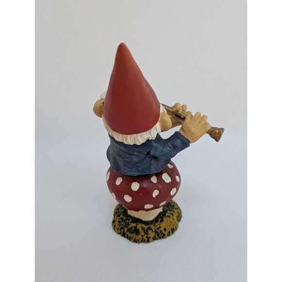 Gnomy Rien Poortvliet The Gnome 363 Years Playing Flute Elf - Picture 4 of 6